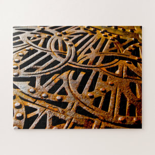 Rusty Grate Jigsaw Puzzle