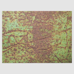 Rusty green look tissue paper