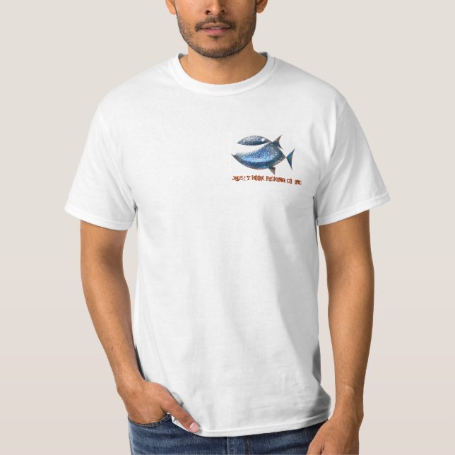 Rusty Hook fishing attitude shirt (Front)