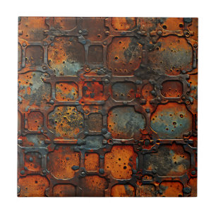 Rusty Iron Ceramic Tile