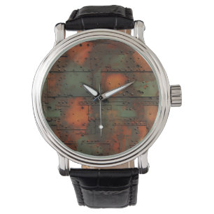 Rusty Iron Wall Clock Watch