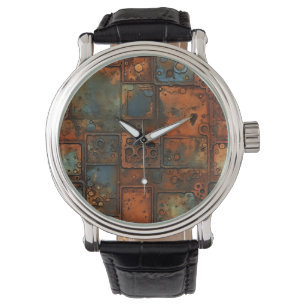 Rusty Iron Wall Clock Watch