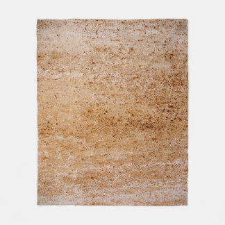 Rusty iron wall, texture detail. fleece blanket