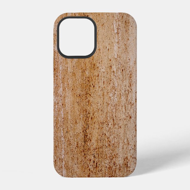 Rusty iron wall, texture detail. iPhone case (Back)