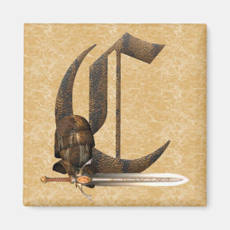 Rusty Knights Initial C Magnet