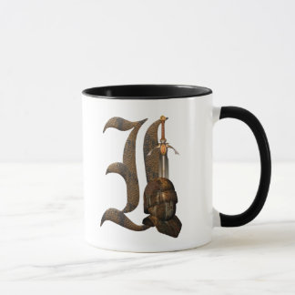 Rusty Knights Initial I Mug