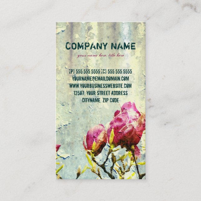 Rusty Magnolia  - Business Card (Front)