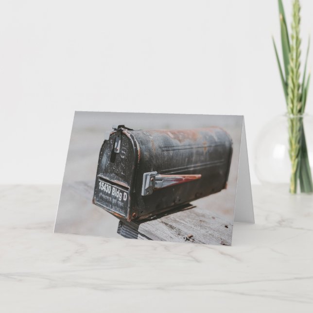 Rusty Mailbox Card (Front)