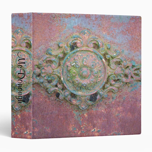 Rusty Medallion Pattern Binder (Front/Spine)