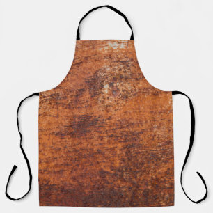 Rusty metal background apron