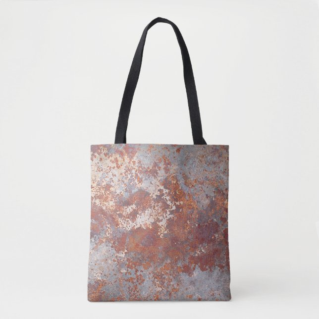 Rusty metal background tote bag (Front)