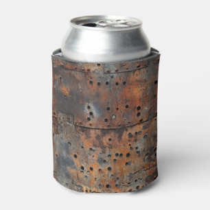 Rusty Metal Can Cooler