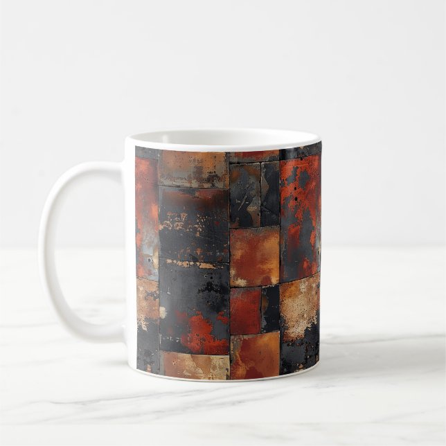 Rusty Metal Coffee Mug (Left)
