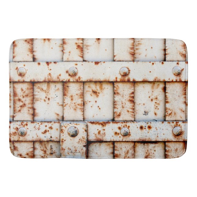 Rusty Metal - Funny Cool Bath Mat (Front)