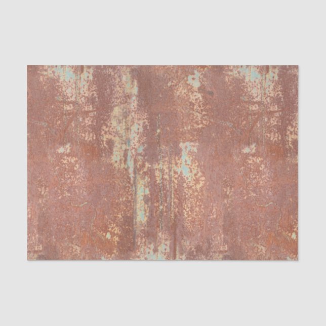 Rusty Metal Texture Tissue Paper (Front)