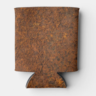 Rusty Metal: Textured Iron Aesthetics. Can Cooler