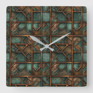 Rusty Metal Wall Clock