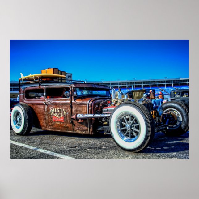 Rusty Nuts Rat Rod Poster (Front)