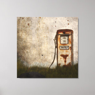 Rusty Old Antique Car Canvas Print