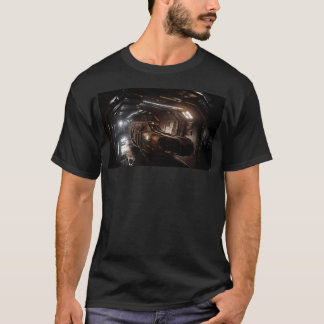 Rusty Old Limo Spaceship In Repair. T-Shirt