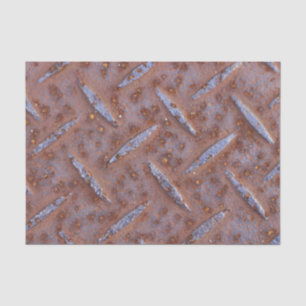 Rusty Old Metal Texture Tissue Paper