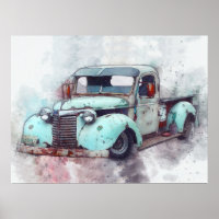 Rusty Old Truck Vintage