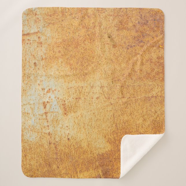 rusty pattern and backgroundabstract,aged,art,back sherpa blanket (Front)
