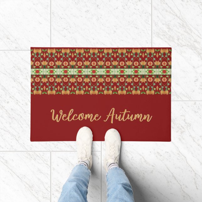Rusty Peach Autumn Doormat (Indoor)