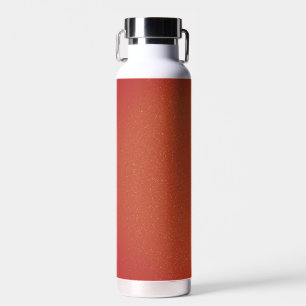 Rusty Red Glitter Stainless Steel Bottle