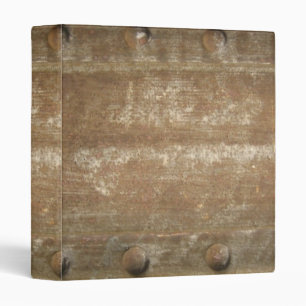 Rusty Scratched Metal, Steampunk Binder