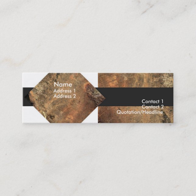 Rusty Sheet Business Card (Front)