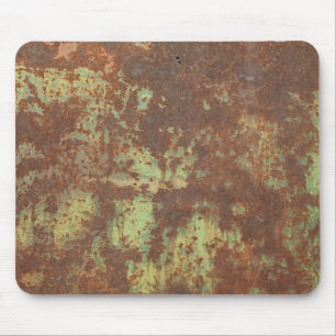rusty sheet metal mousepad