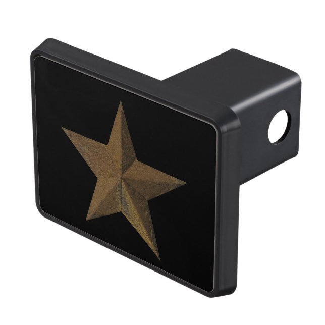 Rusty Star...with your background colour. Trailer Hitch Cover (Top Right)