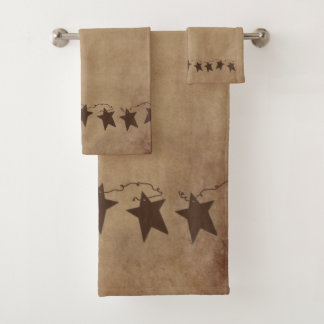 Rusty Stars Bath Towel Set