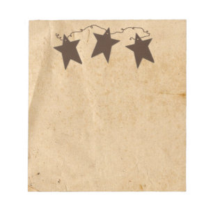 Rusty Stars Notepad