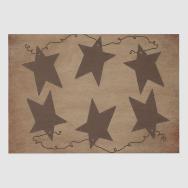 Rusty Stars Tissue Paper (Front)