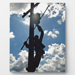 Rusty the Lineman Plaque