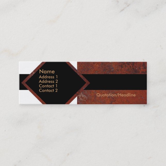 Rusty Tile Business Card (Front)