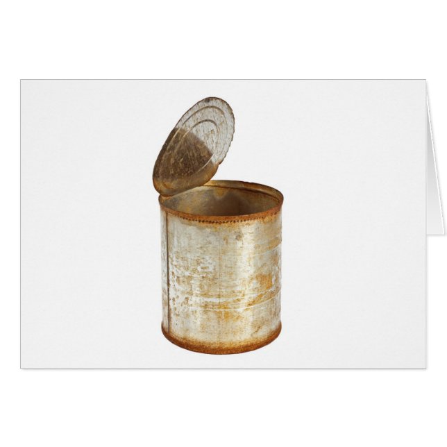 Rusty tin can (Front Horizontal)