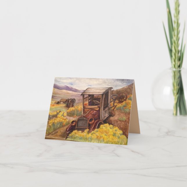 Rusty Truck Card (Front)