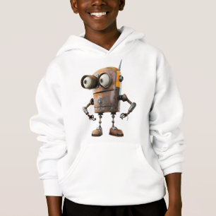 Rusty Twin-Eye Bot — Curious Explorer Droid