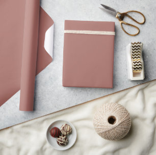Rusty Vintage Brown Wrapping Paper Roll