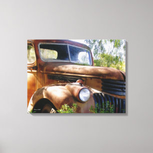Rusty Vintage Truck Canvas Print