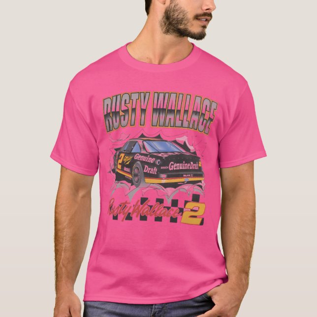 Rusty Wallace 1990 Vintage T-Shirt (Front)