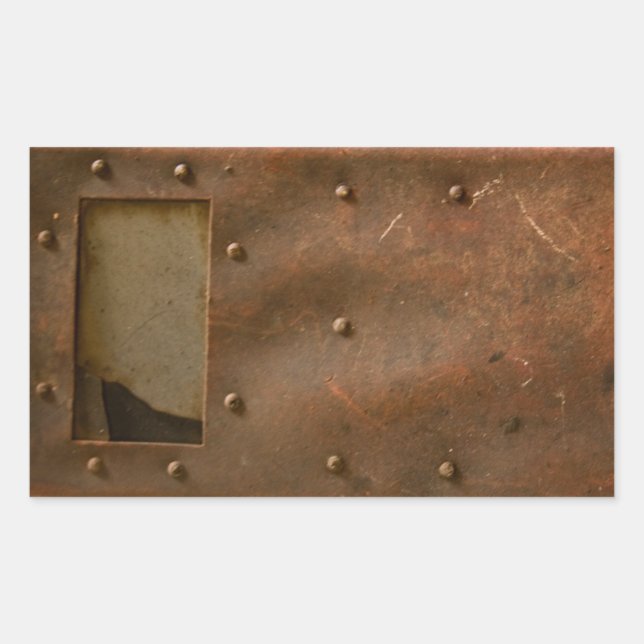 Rusty welding helmet sticker (Front)