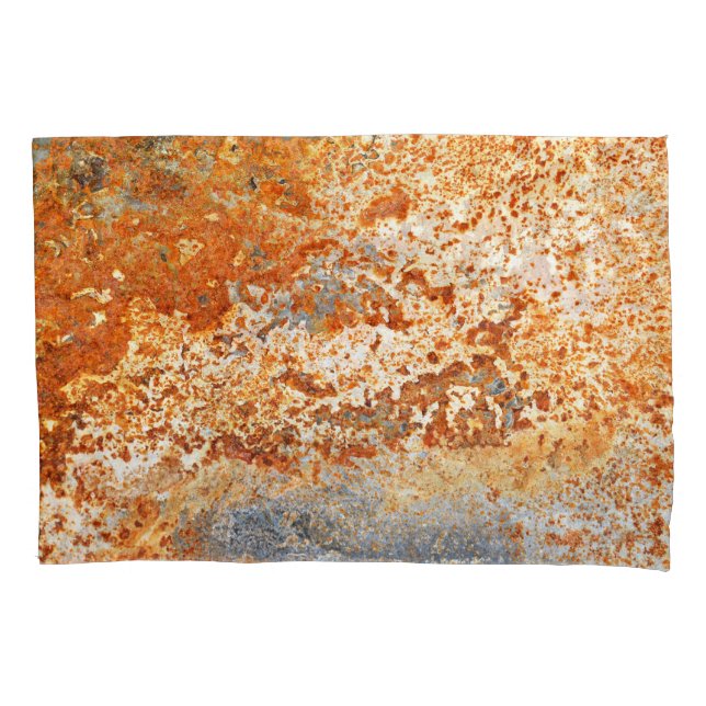 Rusty zinc: grunge texture background. pillowcase (Front)