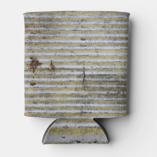 Rusty zinc texture, vintage grunge background. can cooler