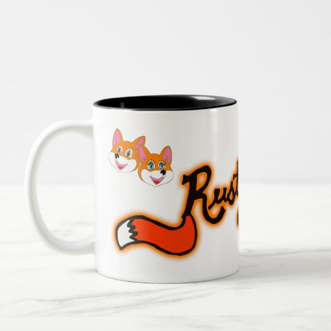 Rustyfoxes 2-Tone 11 oz. Coffee Mug (Left)