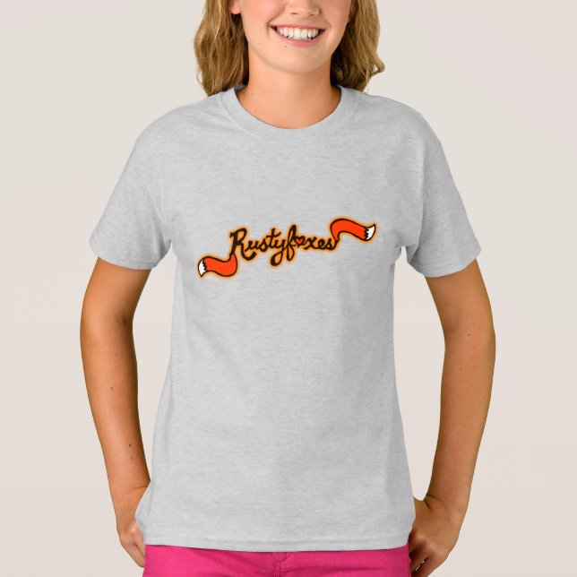 Rustyfoxes Girl's Raglan Shirt "customizable" (Front)