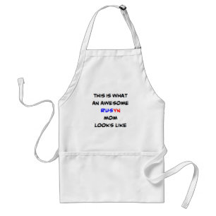 rusyn mom, awesome standard apron